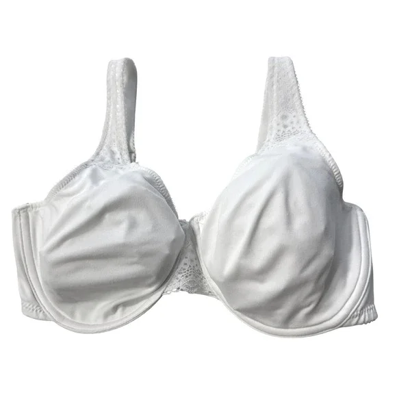 Wacoal Soft Embrace Seamless Lace Bra Underwire White 34DD - Picture 2 of 11